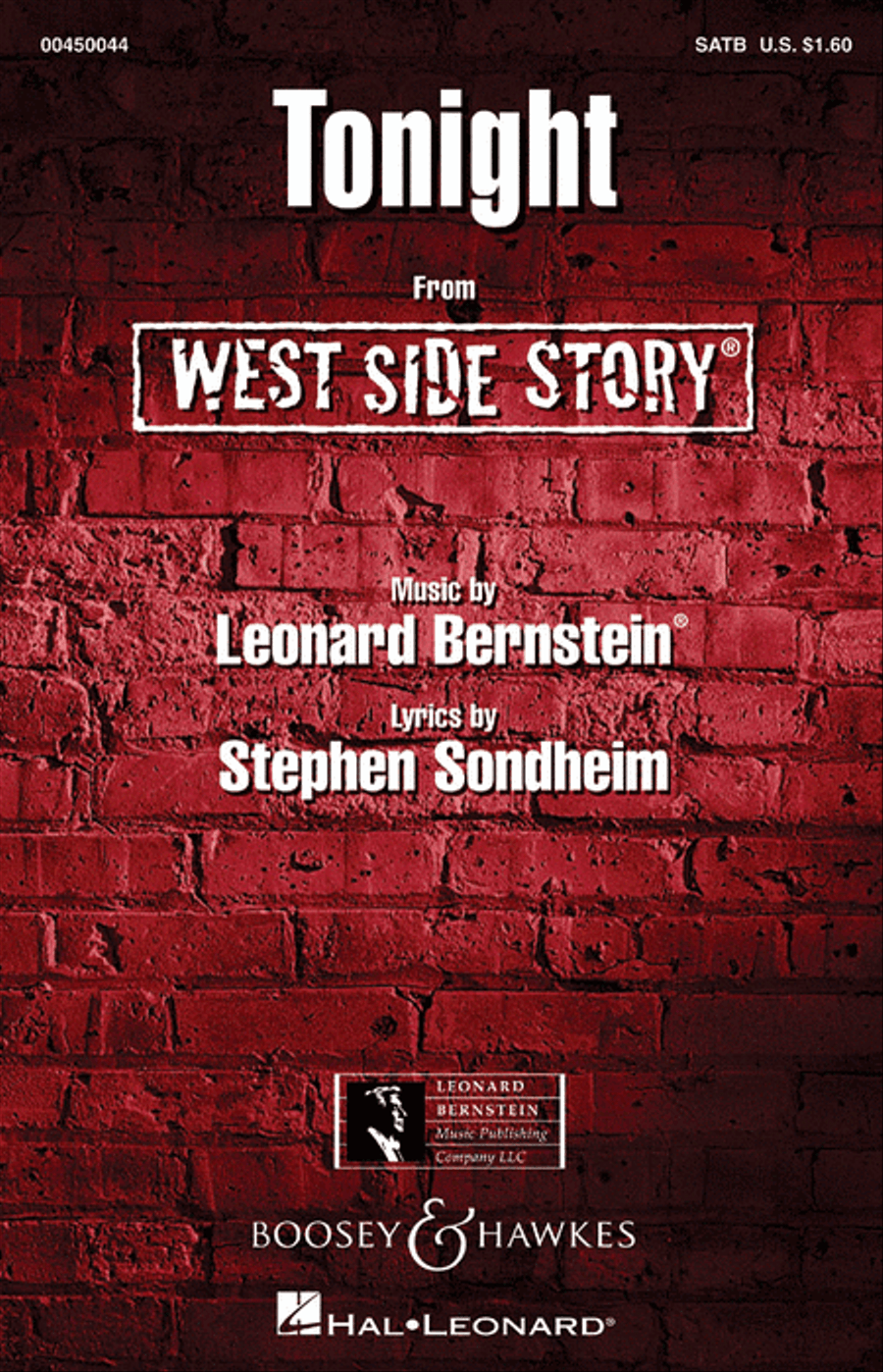 Tonight (from West Side Story) 4-Part scores gallery preview page 1