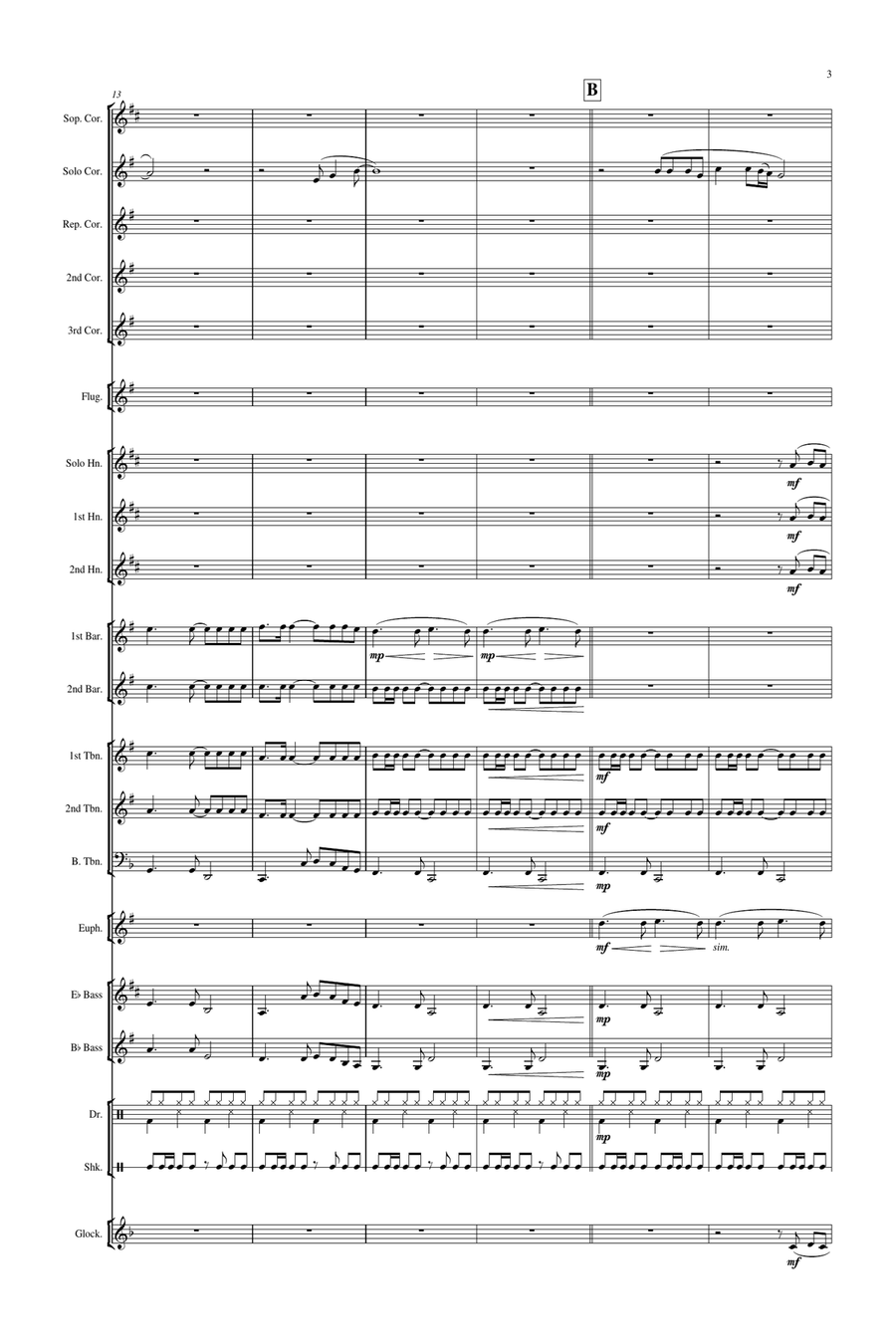 Tequila Sunrise Brass Band scores gallery preview page 4