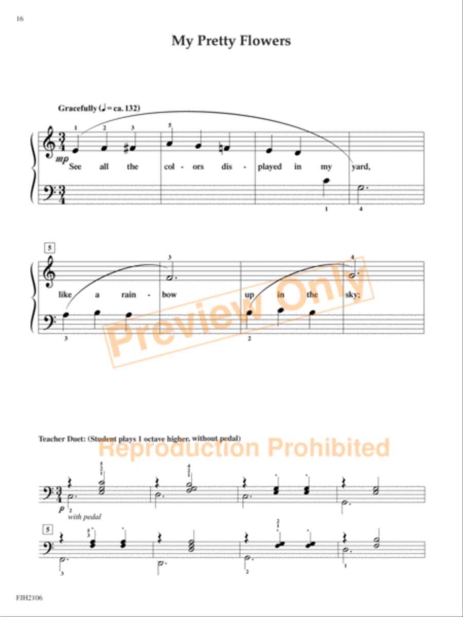 Scenes from my Window (NFMC) Easy Piano scores gallery preview page 3