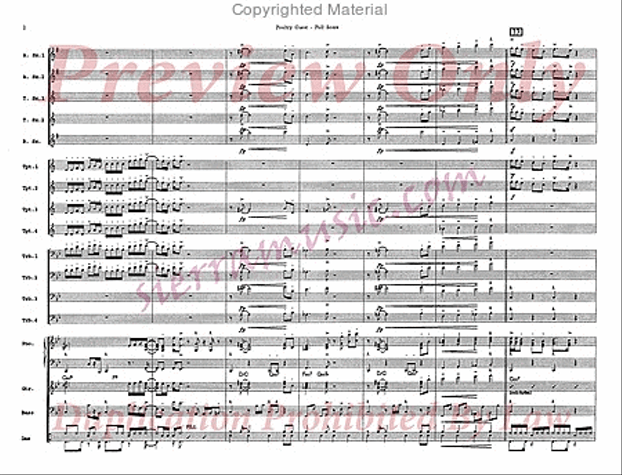 Poultry Guest Poultry Guest Big Band scores gallery preview page 3