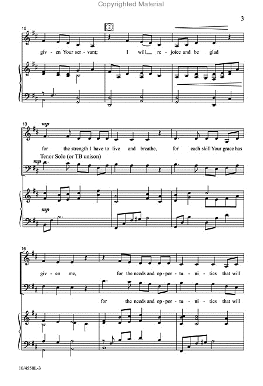 Before You I Kneel 4-Part scores gallery preview page 3