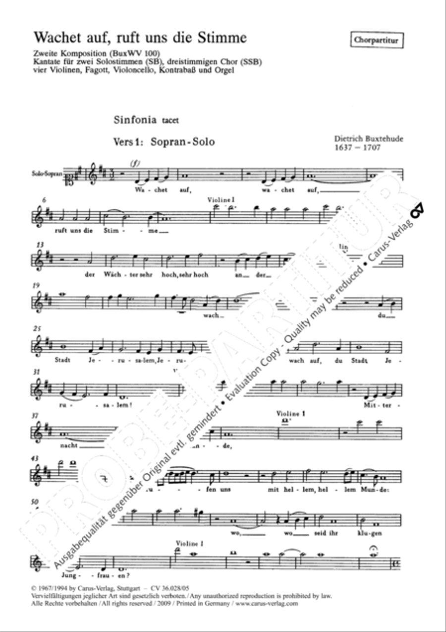 Wake, o wake and hear the voices 3-Part scores gallery preview page 2