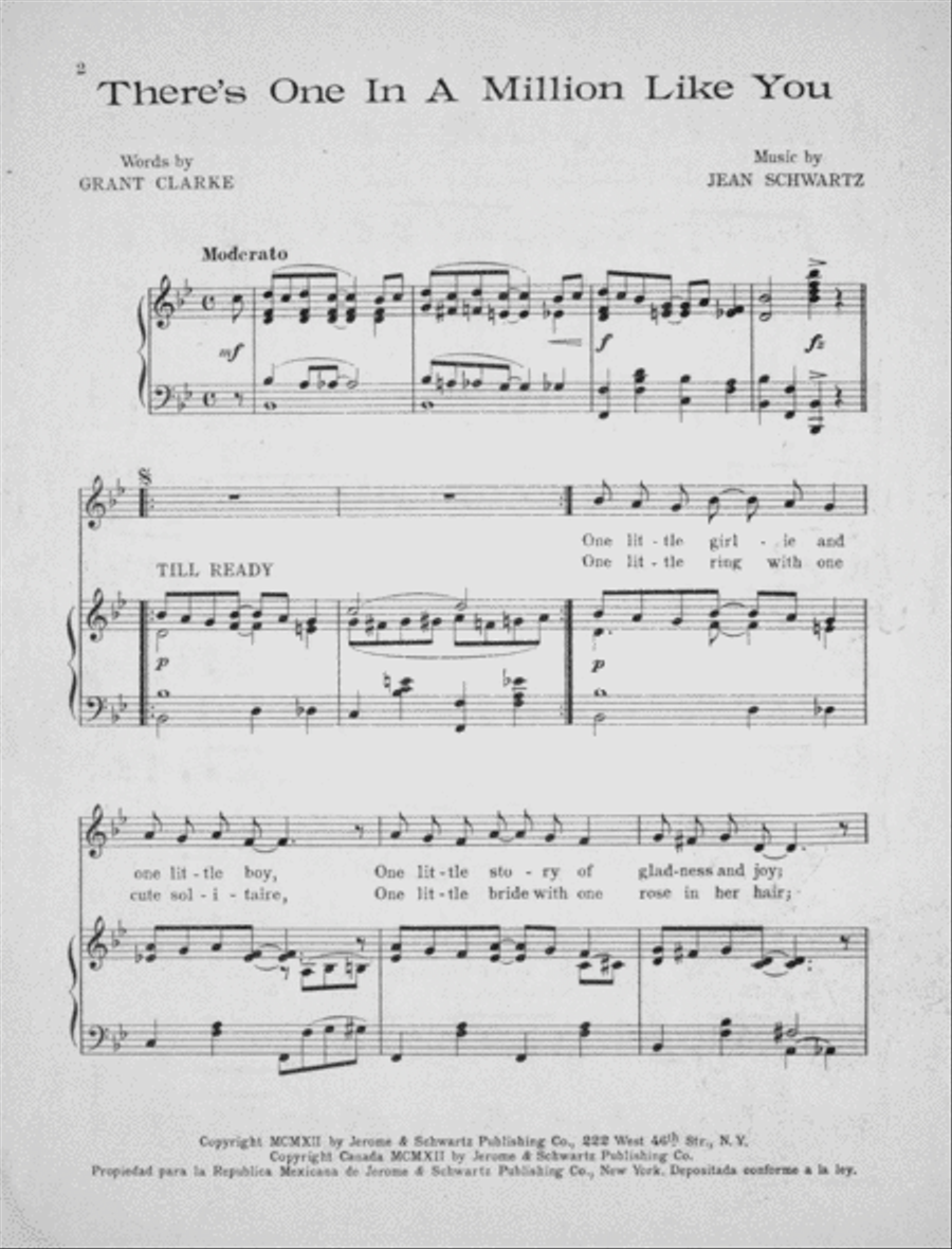 There's One in a Million Like You Voice scores gallery preview page 2