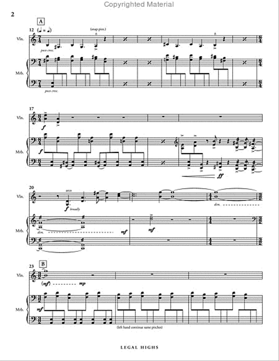Legal Highs Legal Highs Violin scores gallery preview page 3