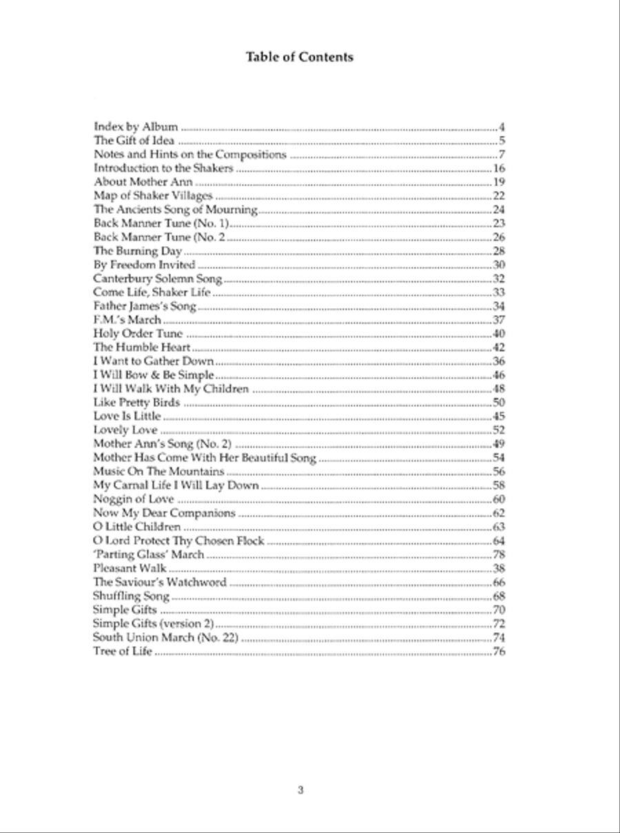 The Music of the Shakers for Mountain Dulcimer Mountain Dulcimer scores gallery preview page 4