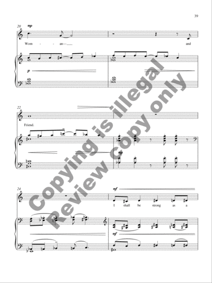 Through the Guarded Gate Through the Guarded Gate Mezzo-Soprano Voice scores gallery preview page 16