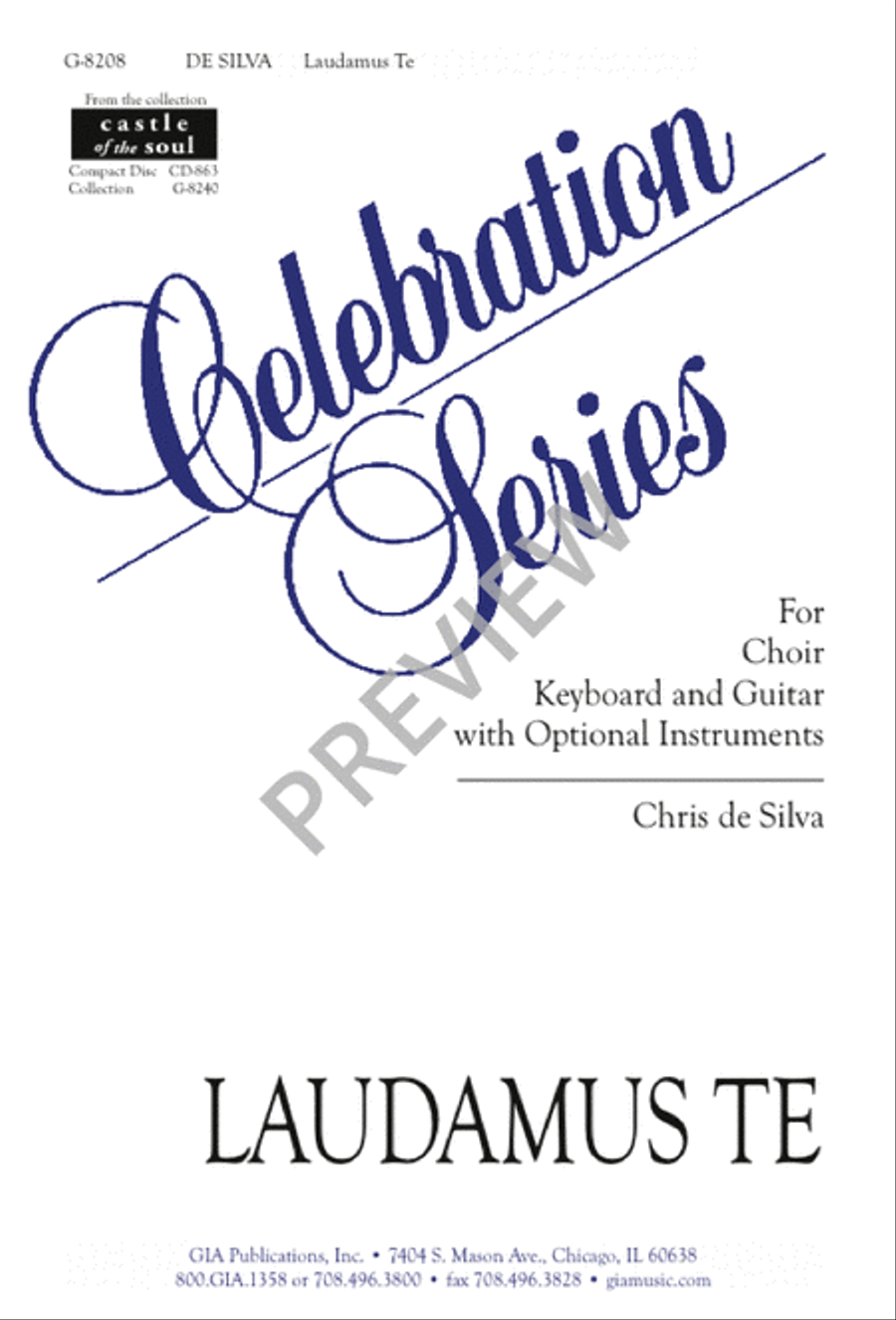 Laudamus Te Laudamus Te 4-Part scores gallery preview page 1