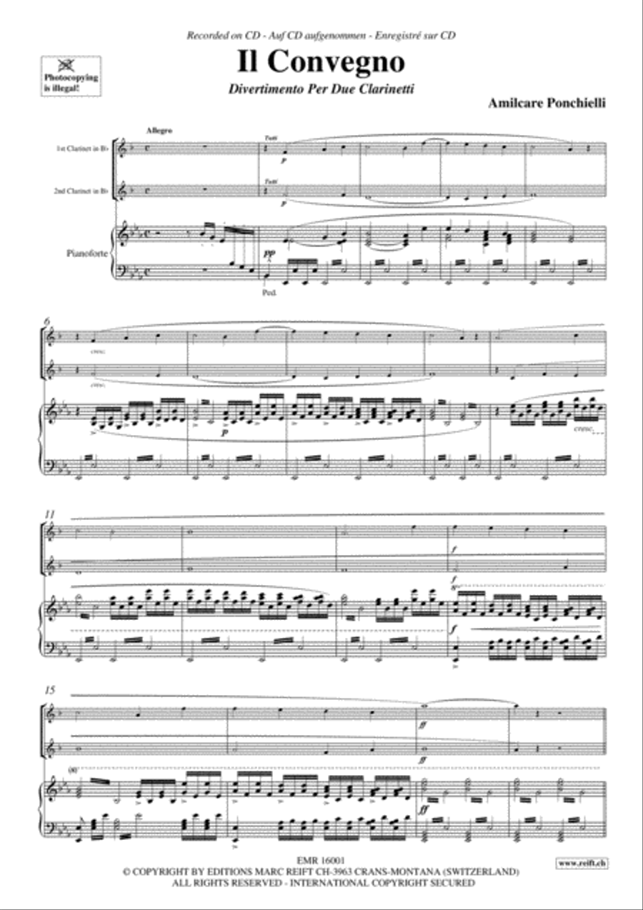 Il Convegno Il Convegno Clarinet Duet scores gallery preview page 5