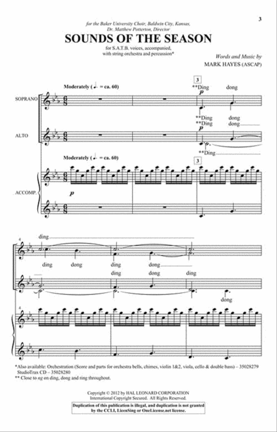 Sounds of the Season Sounds of the Season 4-Part scores gallery preview page 2