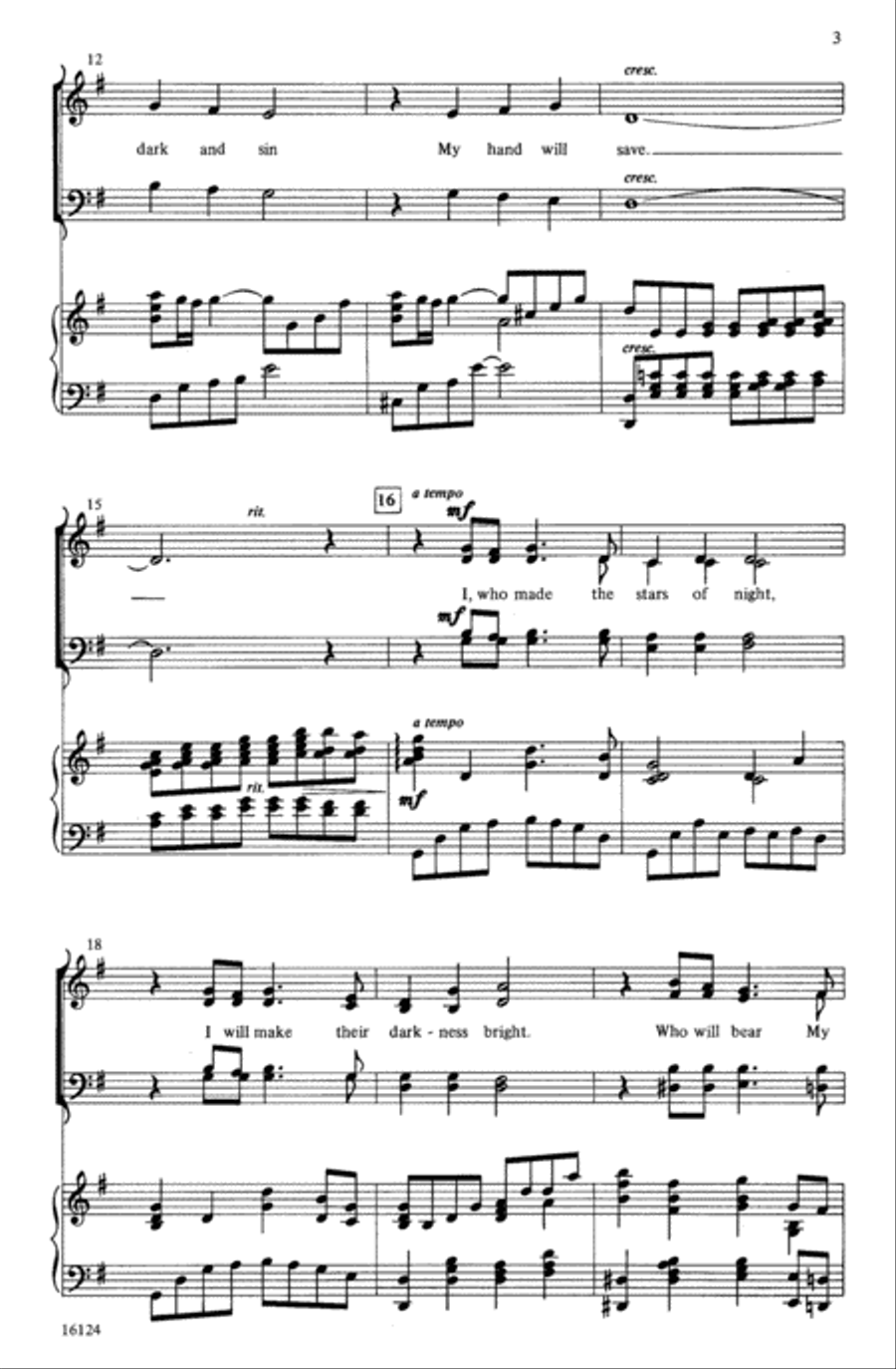 Here I Am, Lord 4-Part scores gallery preview page 14