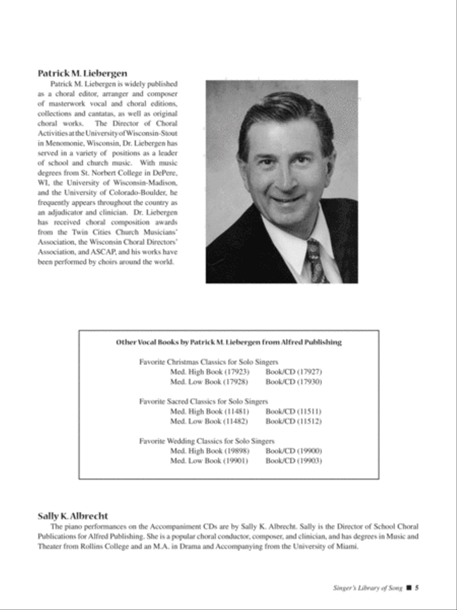 Singer's Library of Song Singer's Library of Song Voice Solo scores gallery preview page 5