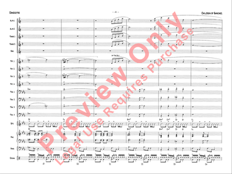Children of Sanchez Jazz Ensemble scores gallery preview page 7