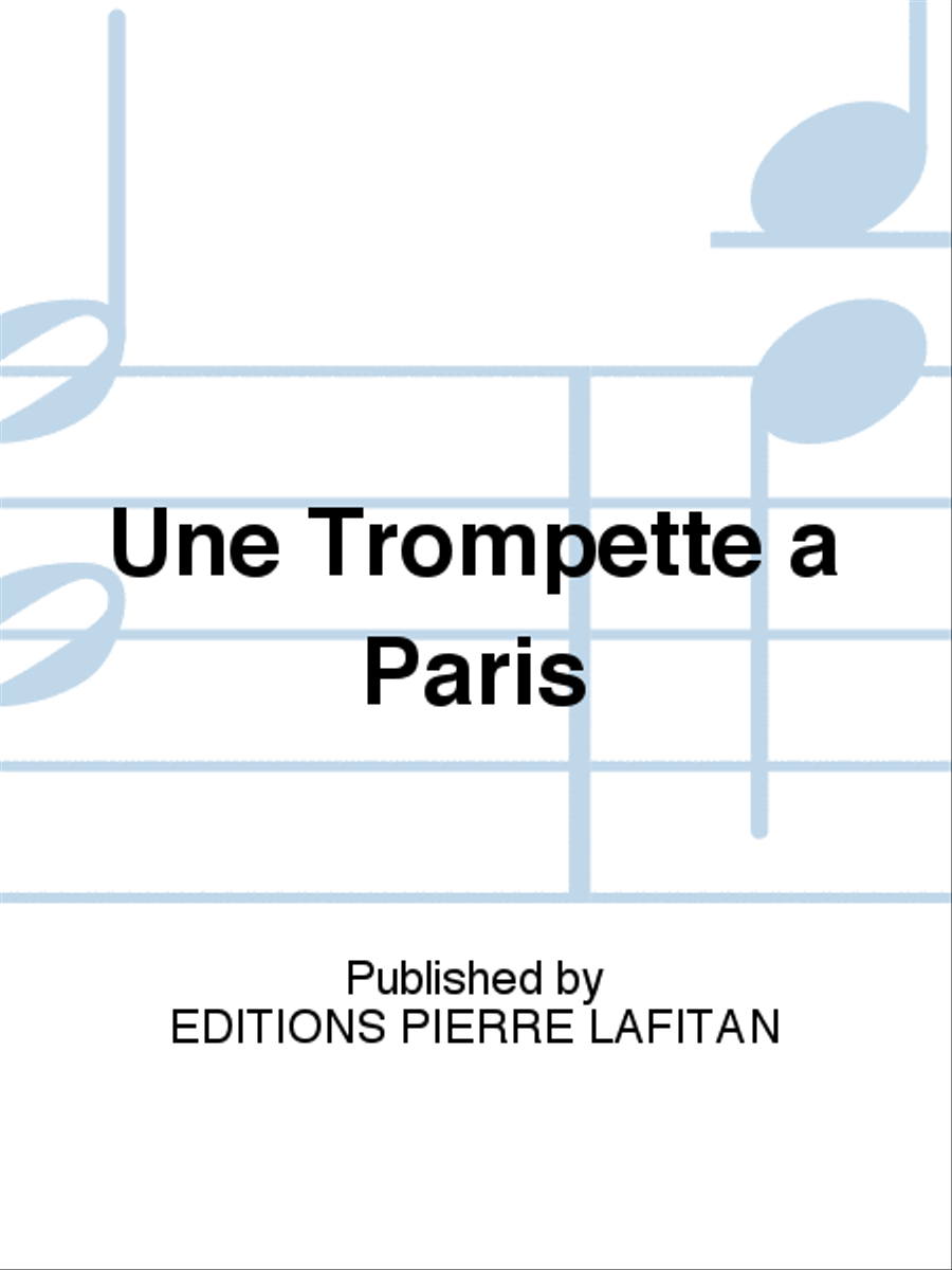 Une Trompette a Paris Une Trompette a Paris Cornet scores gallery preview page 1