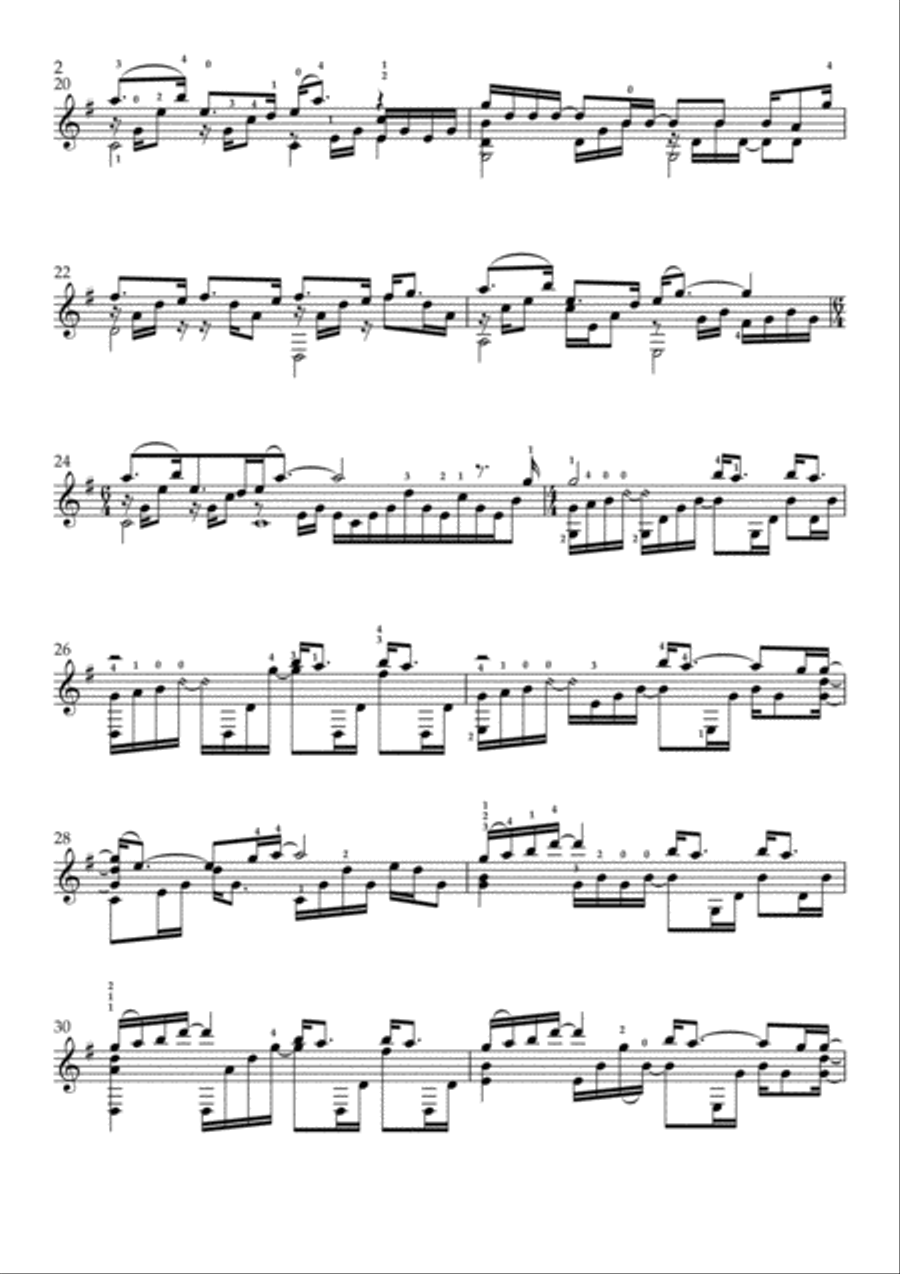 Never Enough Never Enough Guitar Solo scores gallery preview page 2