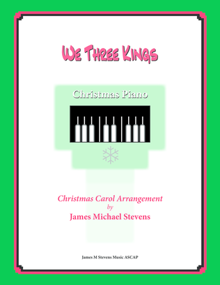 Book cover for We Three Kings (Christmas Piano)