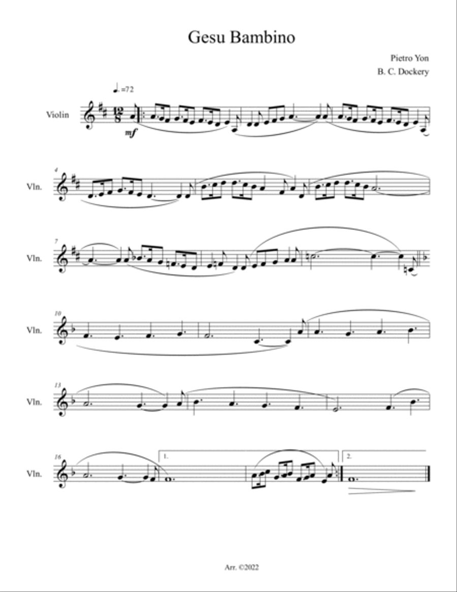 10 Christmas Solos for Violin (Vol. 4) Violin Solo scores gallery preview page 5
