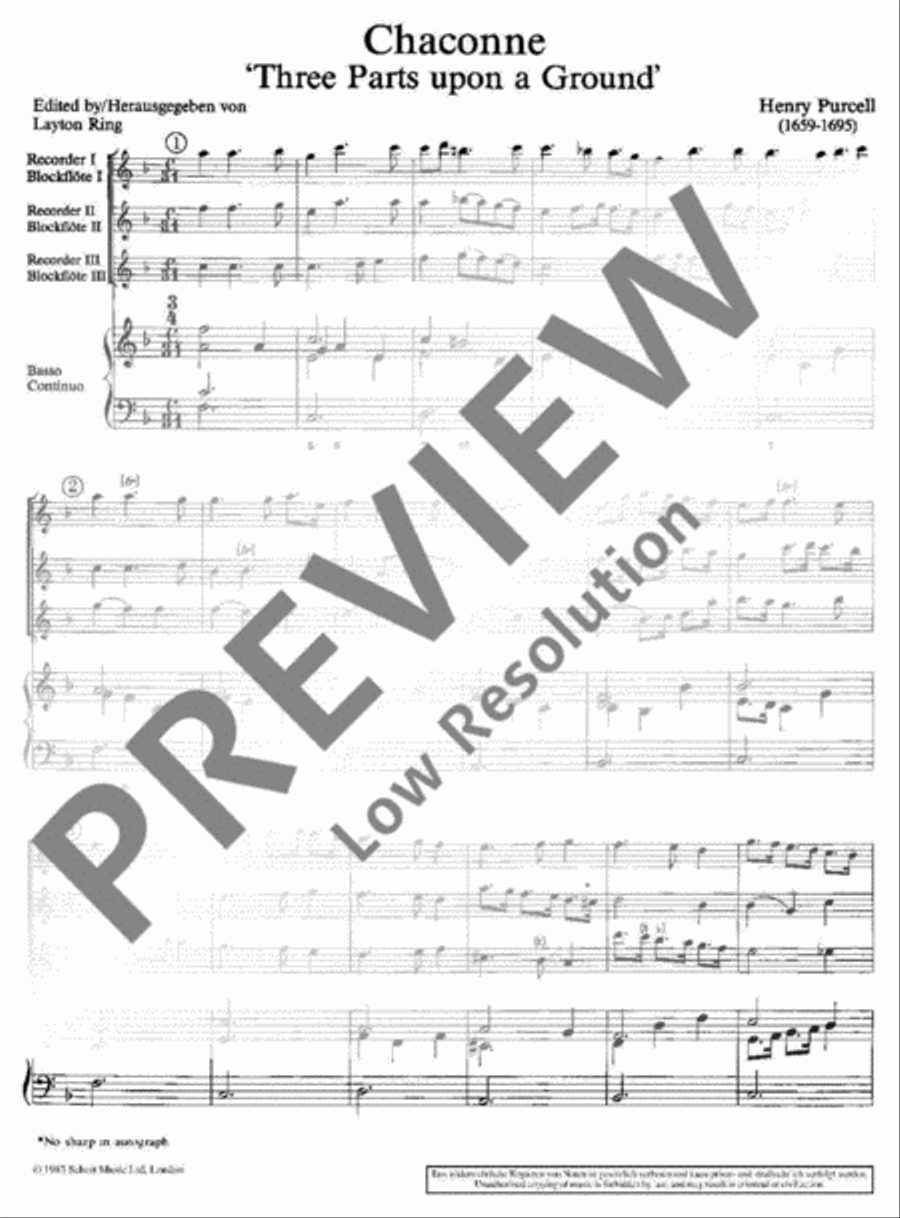 3 Parts upon a Ground Bassoon scores gallery preview page 6