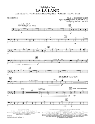 Highlights from La La Land - Trombone 2