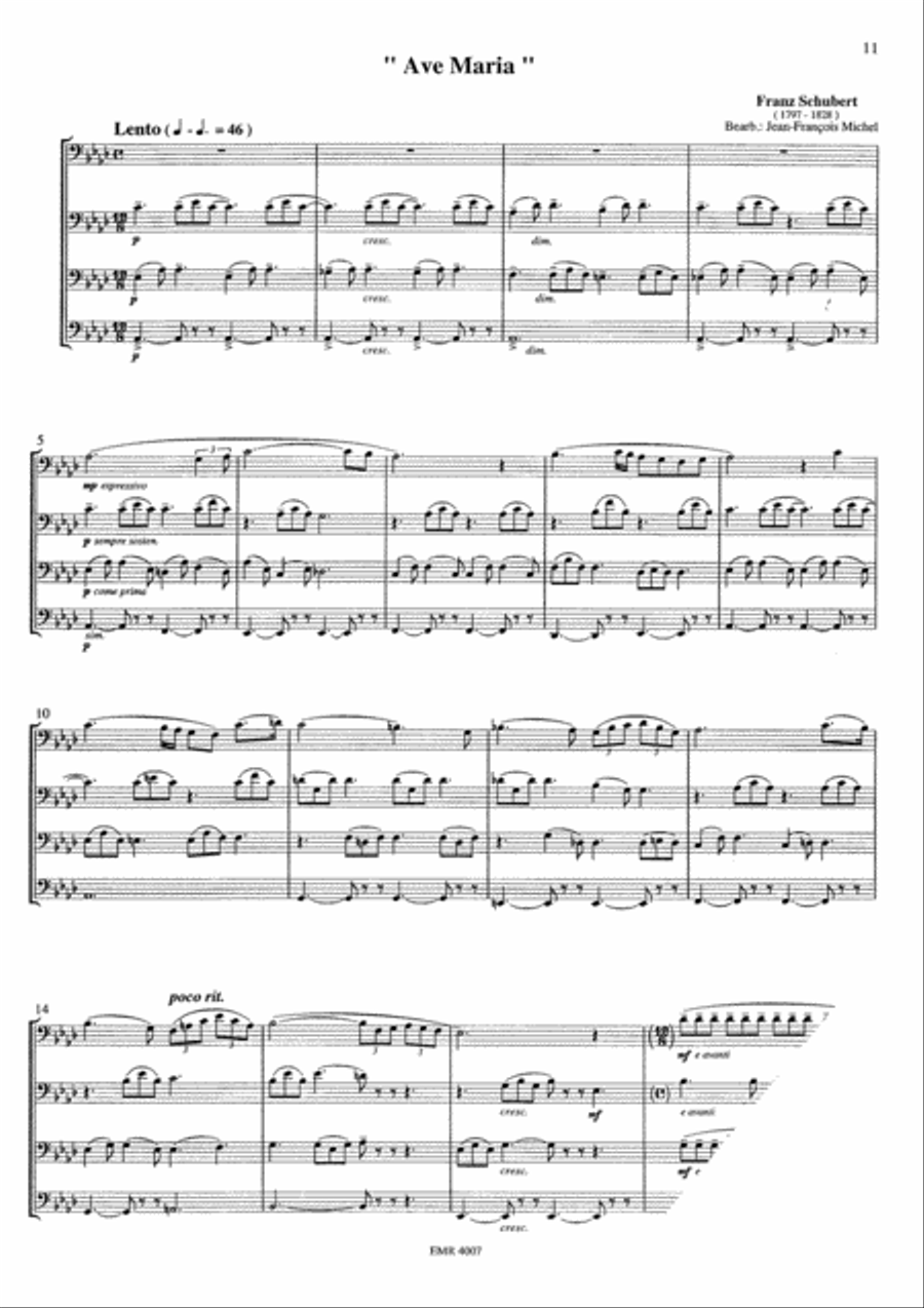 Quartet Album Brass Ensemble scores gallery preview page 17