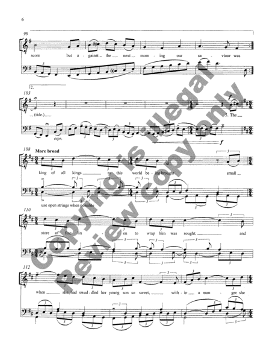 Silent Night-A Christmas Collection: At Bethlehem Proper TB scores gallery preview page 7