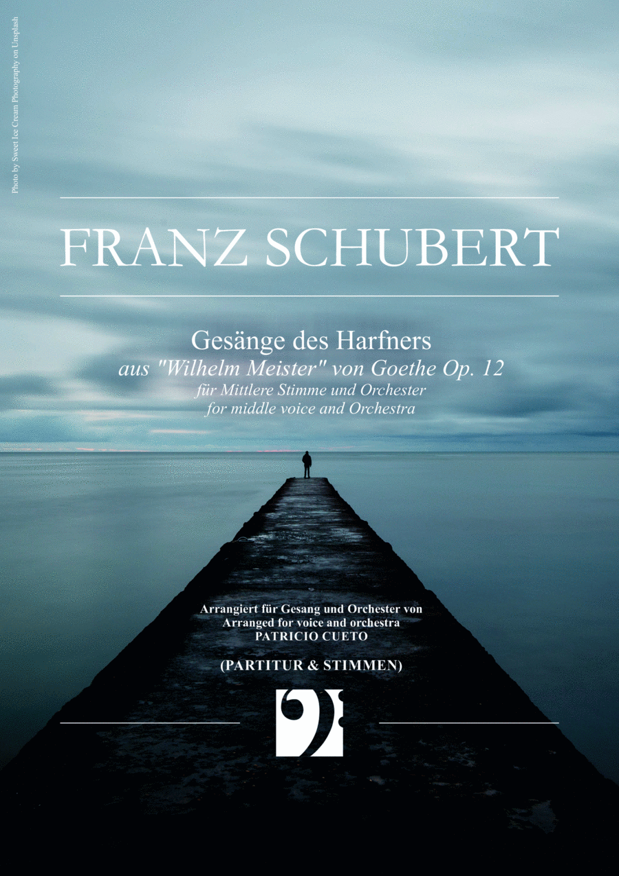 Gesänge des Harfners - for middle voice and orchestra Small Ensemble scores gallery preview page 1