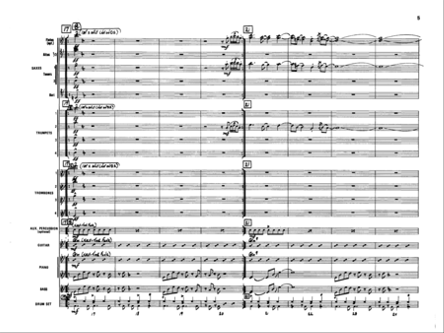 Andromeda Jazz Ensemble scores gallery preview page 4