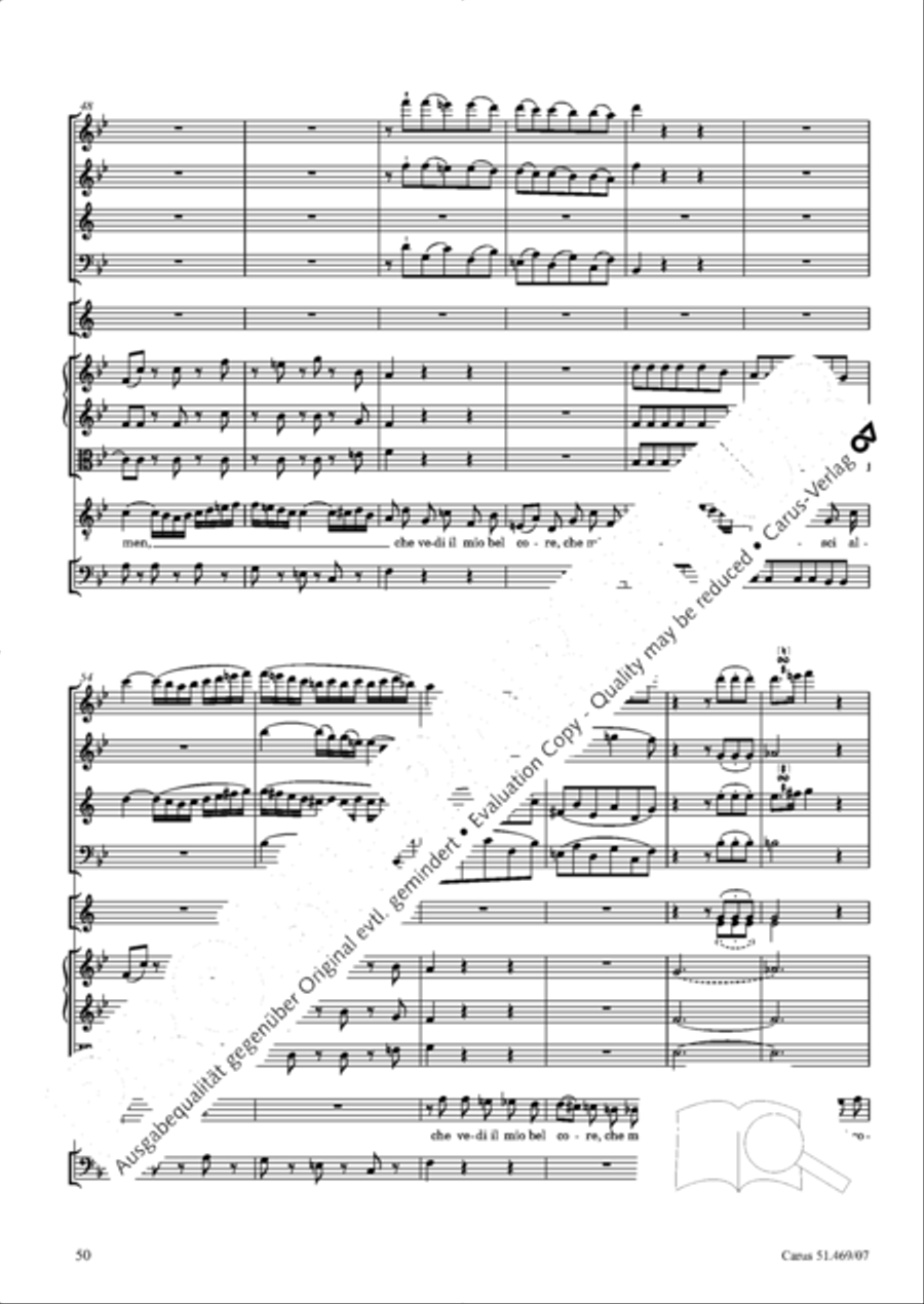 Davide penitente 4-Part scores gallery preview page 63