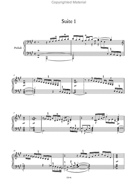 8 Suites for Keyboard (1720) HWV 426-433 ‘mises dans une autre applicature pour la facilité de la main’ by Gottlieb Muffat (1736)