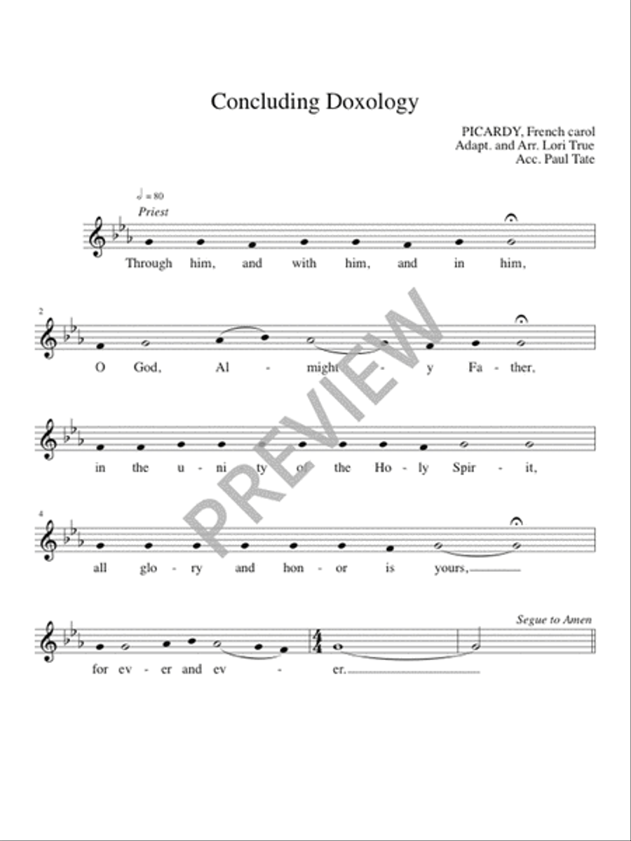 Mass of Mercy - Presider edition Mass scores gallery preview page 7