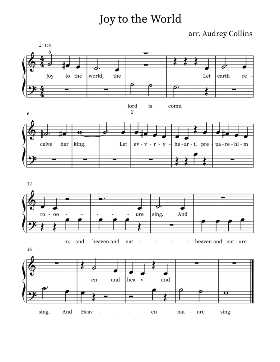 Easy joy to shop the world piano