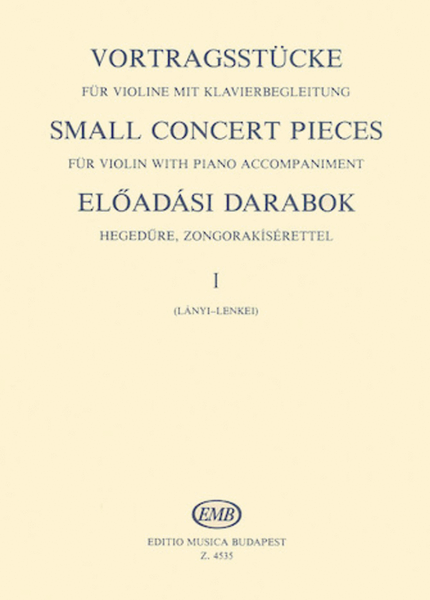 Small Concert Pieces