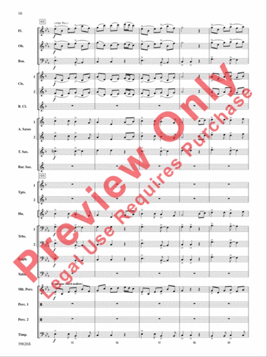 Whiteleaf Hill Whiteleaf Hill Concert Band scores gallery preview page 16