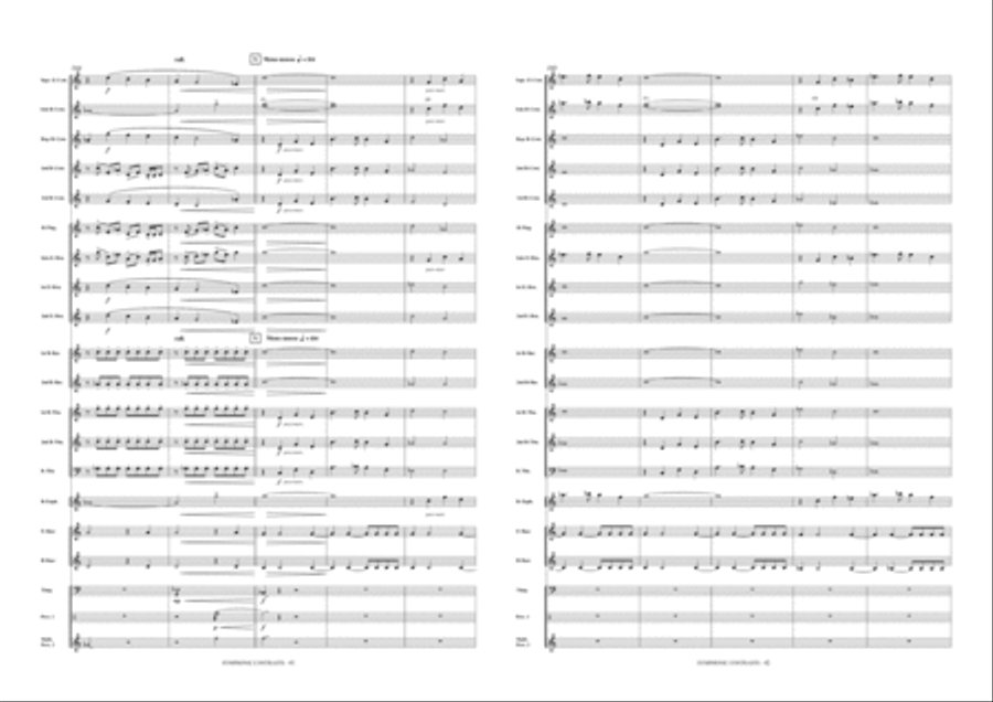 Symphonic Contrasts Brass Band scores gallery preview page 22