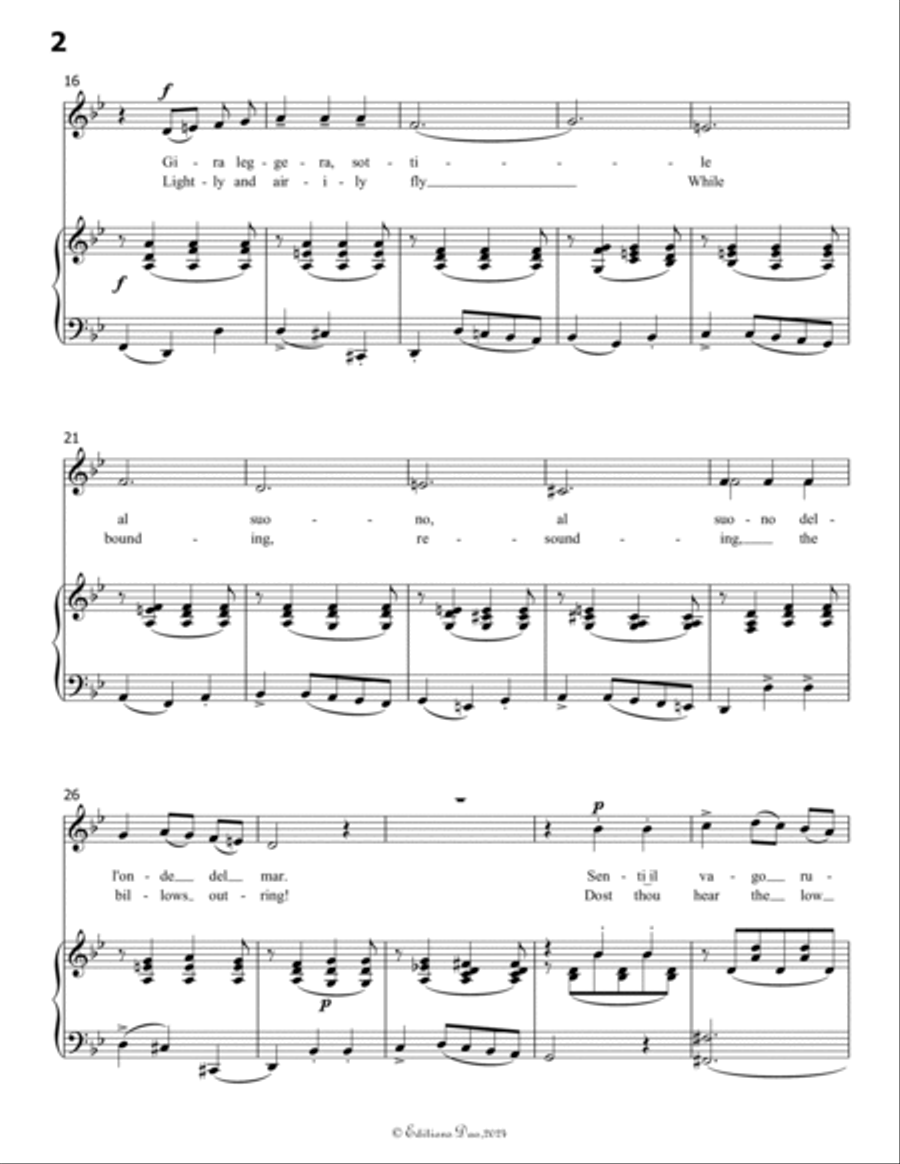 Danza, danza, fanciulla gentile, by F. Durante, in g minor Voice scores gallery preview page 4