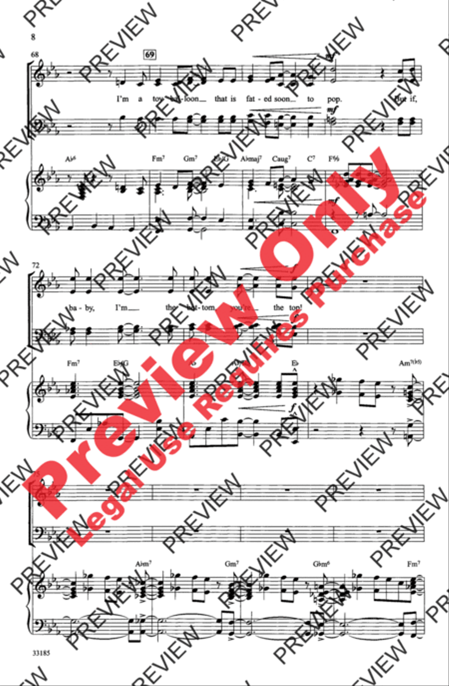 You're the Top 4-Part scores gallery preview page 8