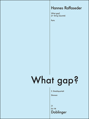What gap?