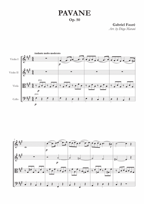 Pavane for String Quartet