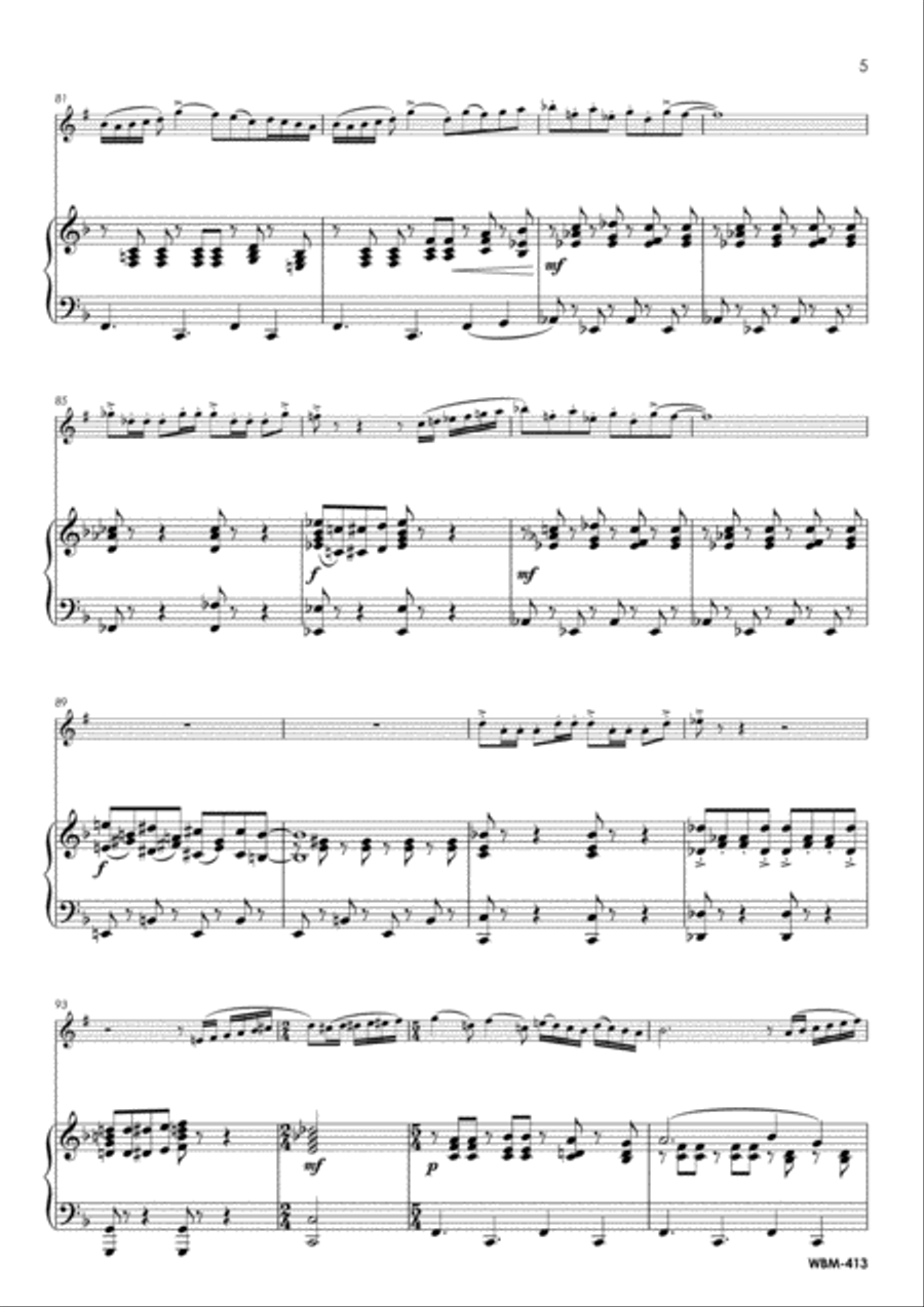 Artist Cor Trumpet Solo scores gallery preview page 6
