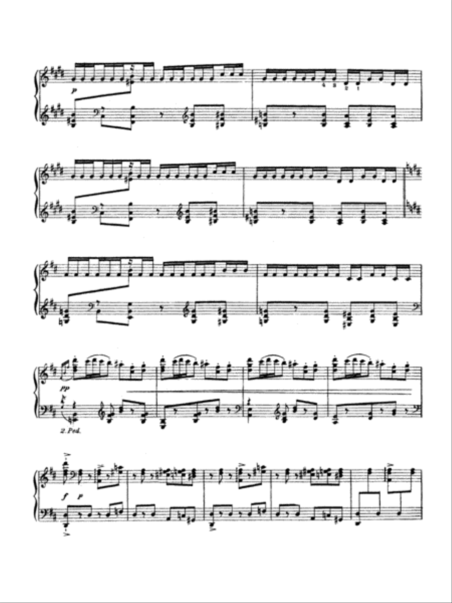 Ravel: Alborada Del Gracioso from Miroirs Piano Solo scores gallery preview page 6