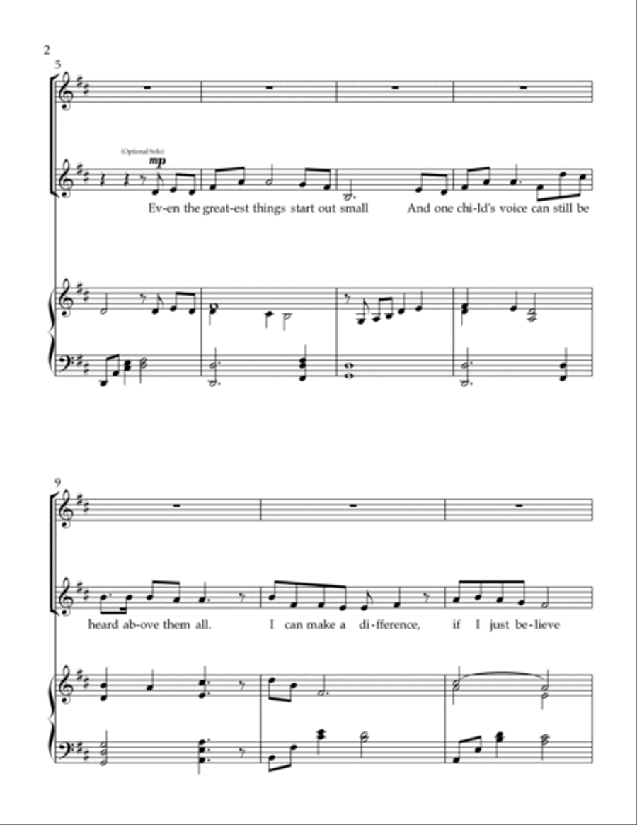 Small and Simple Things 2-Part scores gallery preview page 2