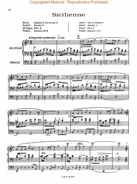 Suite, Op. 5 Organ - Sheet Music
