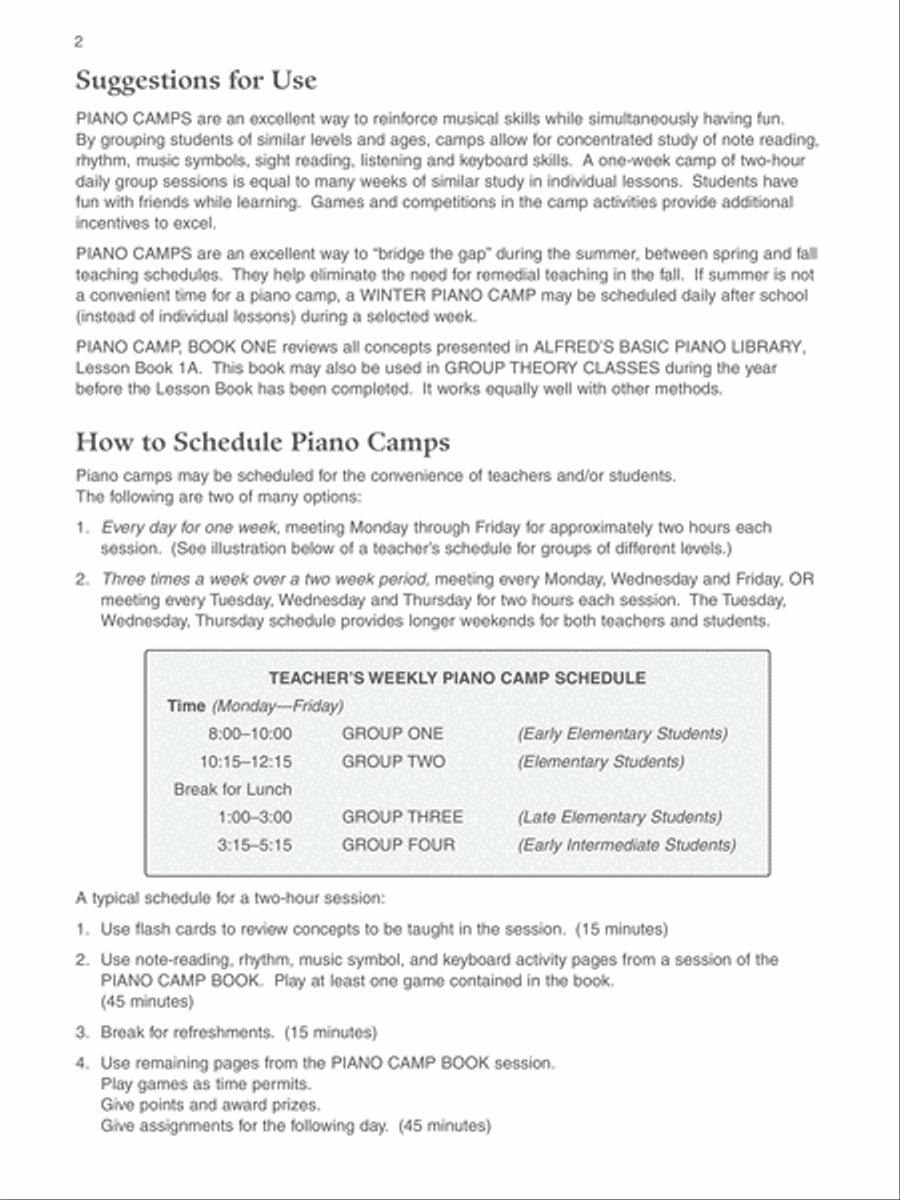 Piano Camp, Book 1 Piano Camp, Book 1 Piano Method scores gallery preview page 3