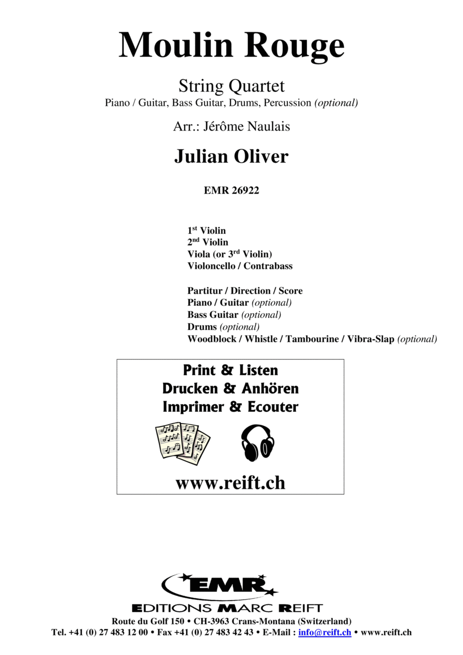 Moulin Rouge Moulin Rouge Cello scores gallery preview page 1