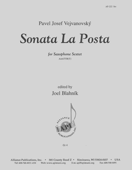 Sonata La Posta - Sax Chr