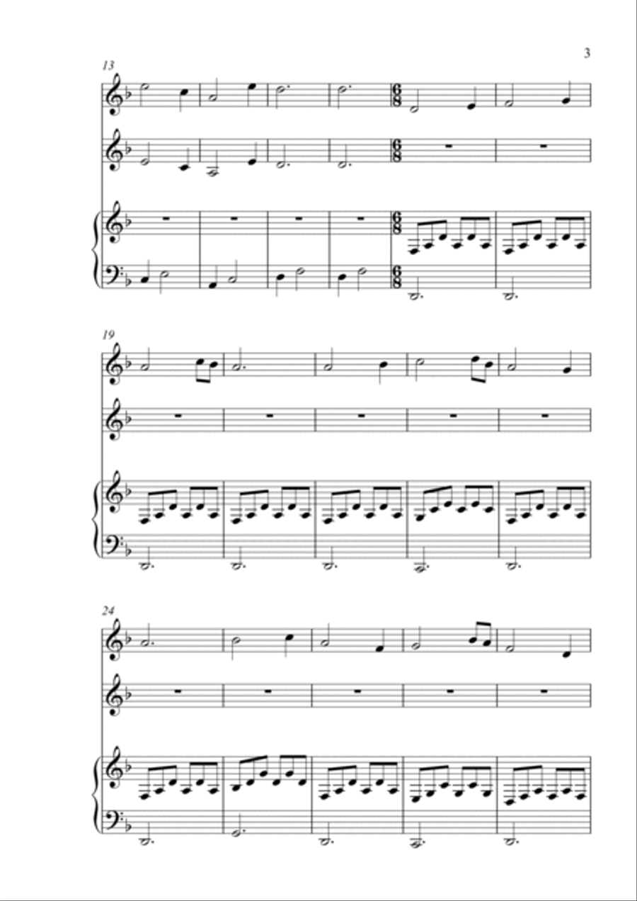 Davy Jones Easy Piano scores gallery preview page 3