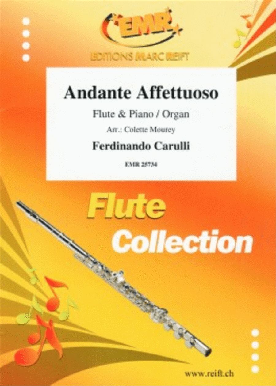 Andante Affettuoso Flute Solo scores gallery preview page 1