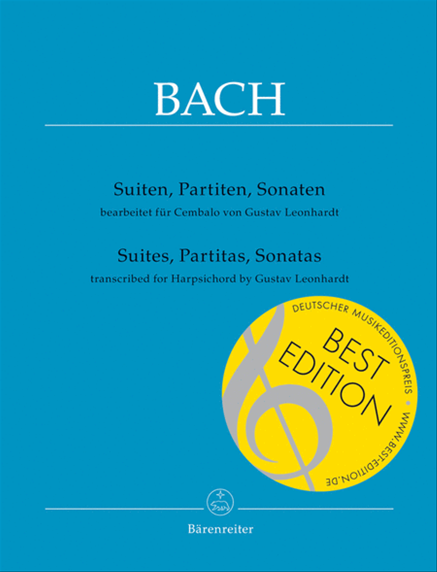 Suites, Partitas, Sonatas Harpsichord scores gallery preview page 1