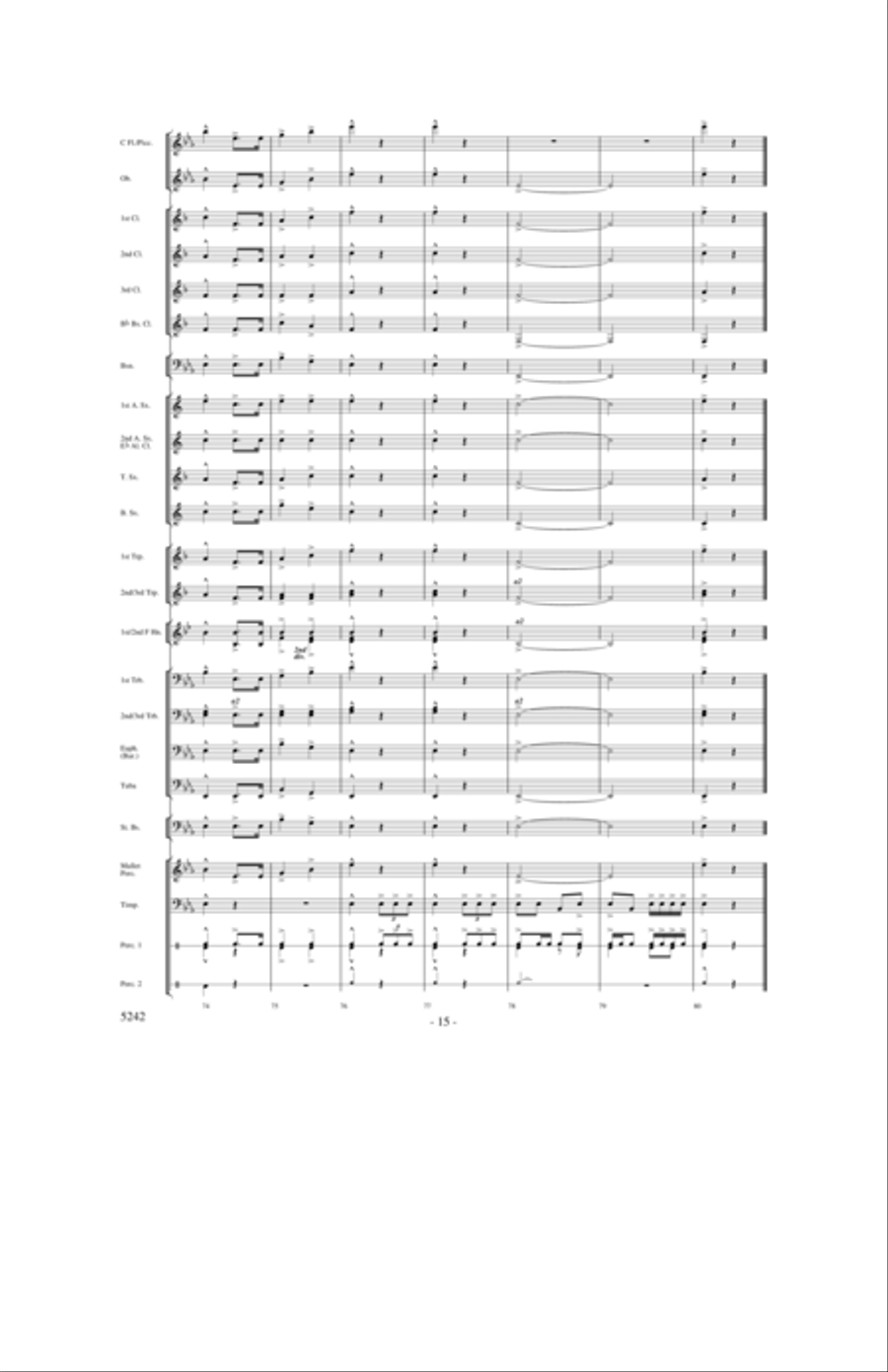 The Sounds of Christmas Joy Concert Band scores gallery preview page 14