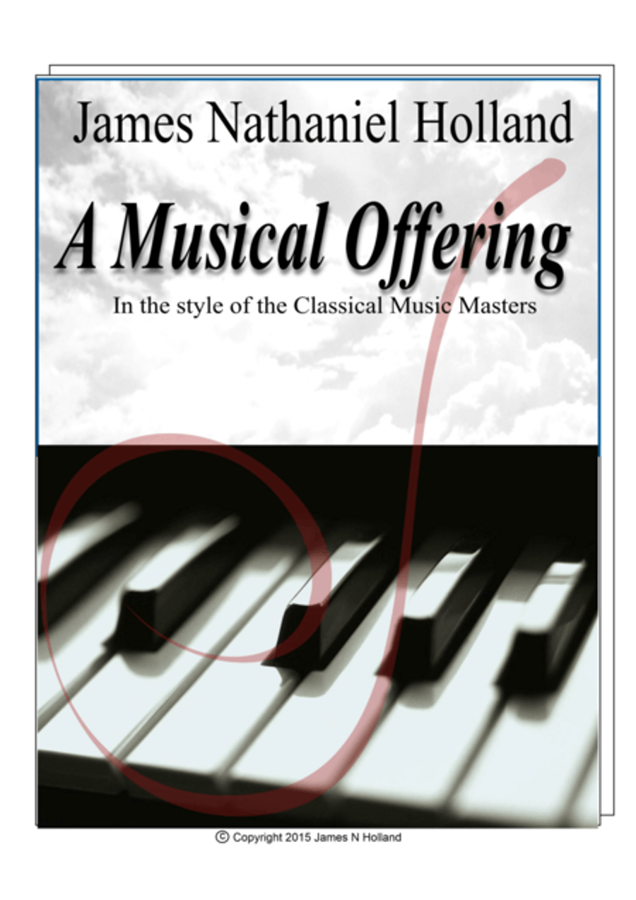 A Musical Offering for Solo Piano Piano Solo scores gallery preview page 1