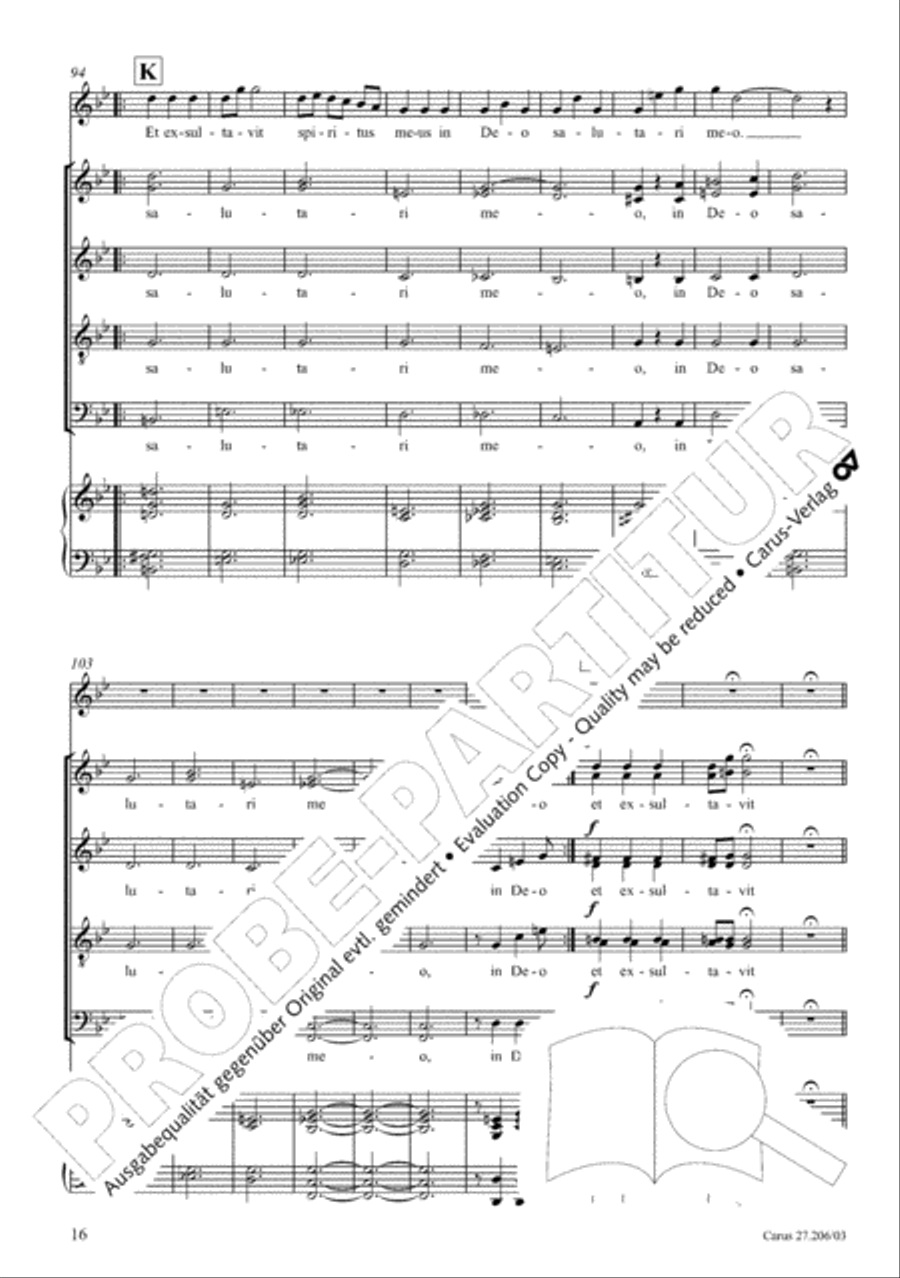 Magnificat 4-Part scores gallery preview page 17